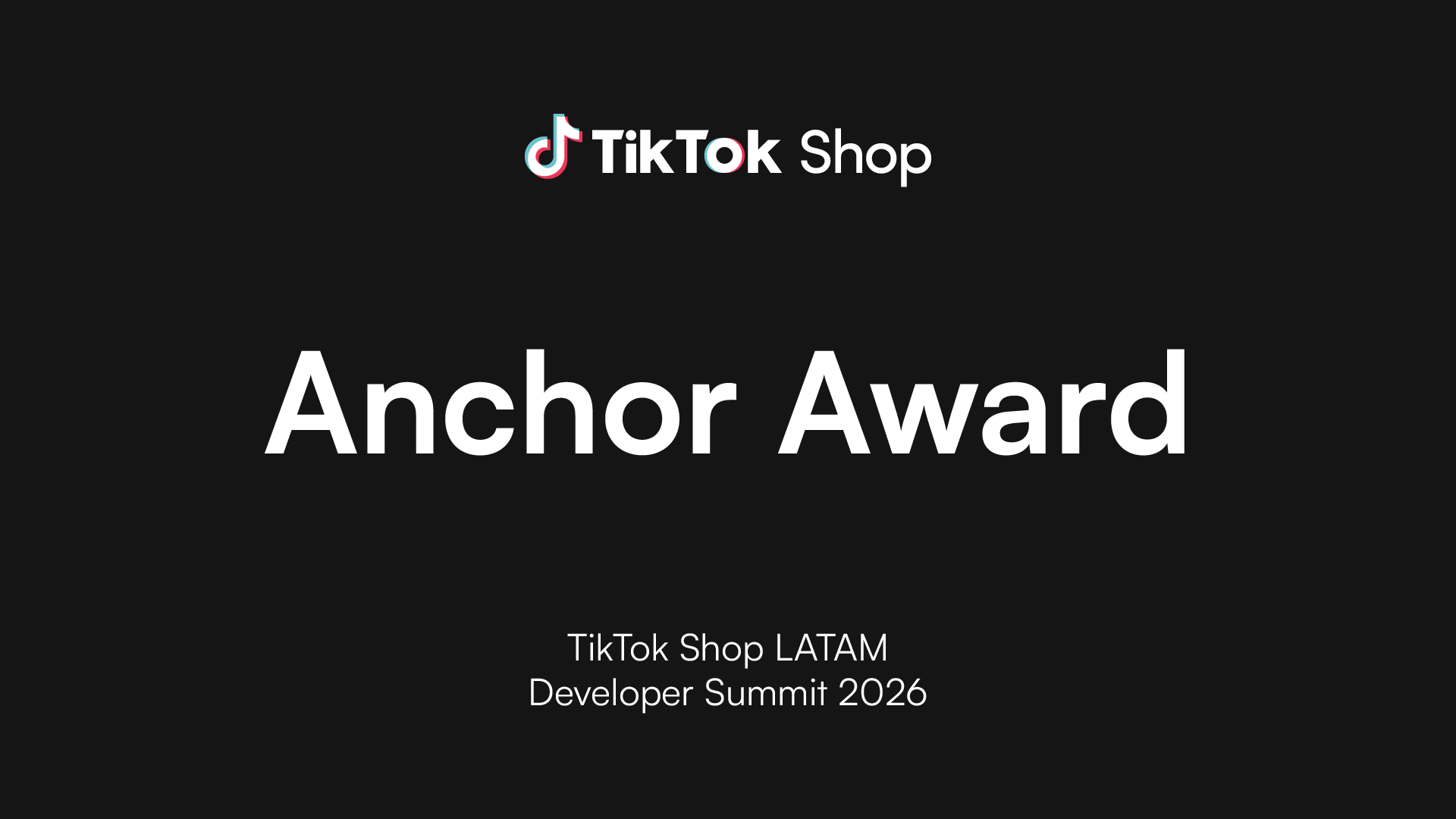TikTok Shop Anchor Award